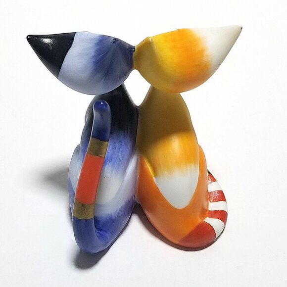 Goebel Rosina Cat's Porcelain Figurine Sabino/Sabina Signed Cat's World Germany - Picture 3 of 16